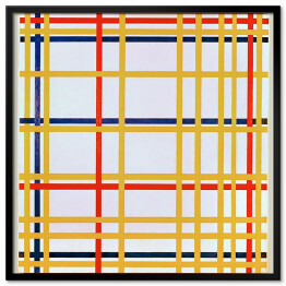 Obraz klasyczny Piet Mondrian - New York City I Reprodukcja