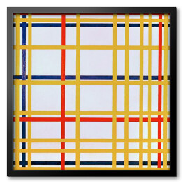 Obraz w ramie Piet Mondrian - New York City I Reprodukcja