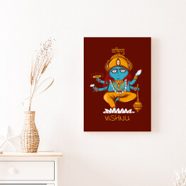 Obraz klasyczny Vishnu - mitologia hinduska