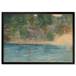 Plakat w ramie Winslow Homer. Blue Spring na Florydzie. Reprodukcja