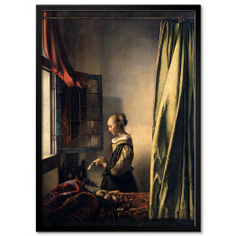 Obraz klasyczny Jan Vermeer "Dziewczyna czytająca list" - reprodukcja