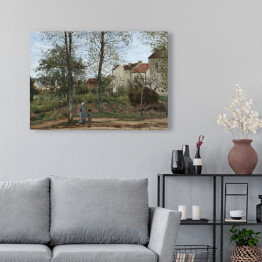 Obraz na płótnie Camille Pissarro Krajobraz w Louveciennes, jesień. Reprodukcja