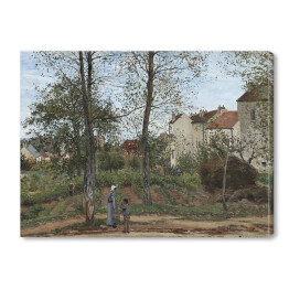 Obraz na płótnie Camille Pissarro Krajobraz w Louveciennes, jesień. Reprodukcja
