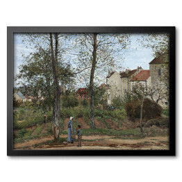 Obraz w ramie Camille Pissarro Krajobraz w Louveciennes, jesień. Reprodukcja