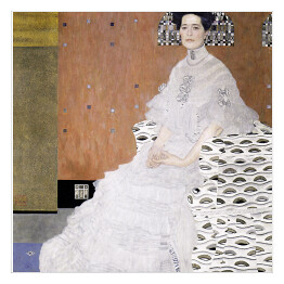 Plakat samoprzylepny Gustav Klimt Fritza Riedler Portret. Reprodukcja