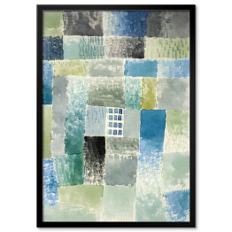 Obraz klasyczny Paul Klee First house in a settlement Reprodukcja obrazu
