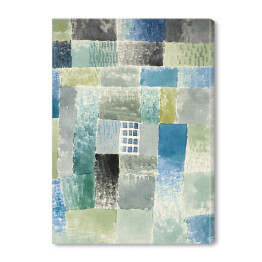 Obraz na płótnie Paul Klee First house in a settlement Reprodukcja obrazu