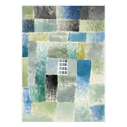 Plakat samoprzylepny Paul Klee First house in a settlement Reprodukcja obrazu