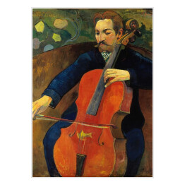 Plakat Paul Gauguin "Wiolonczelista (Portret Fritza Schekluda) - reprodukcja
