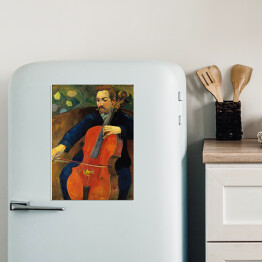 Magnes dekoracyjny Paul Gauguin "Wiolonczelista (Portret Fritza Schekluda) - reprodukcja