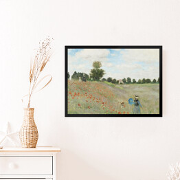 Obraz w ramie Claude Monet Pole maków koło Argenteuil. Reprodukcja obrazu