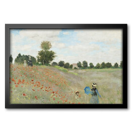 Obraz w ramie Claude Monet Pole maków koło Argenteuil. Reprodukcja obrazu