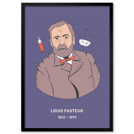 Obraz klasyczny Louis Pasteur - znani naukowcy - ilustracja