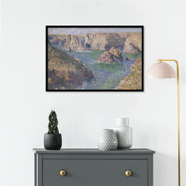 Plakat w ramie Claude Monet Port-Domois, Belle-Isle Reprodukcja obrazu
