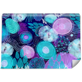 Fototapeta winylowa zmywalna Meduzy w neonowych kolorach