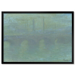 Obraz klasyczny Claude Monet Most Waterloo Londyn we mgle Reprodukcja obrazu