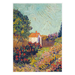 Plakat samoprzylepny Vincent van Gogh Pejzaż. Reprodukcja