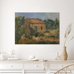 Paul Cézanne "Opuszczony dom blisko d'Aix-en-Provence" - reprodukcja