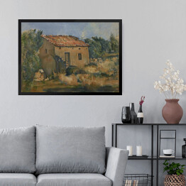 Obraz w ramie Paul Cézanne "Opuszczony dom blisko d'Aix-en-Provence" - reprodukcja
