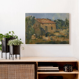 Paul Cézanne "Opuszczony dom blisko d'Aix-en-Provence" - reprodukcja