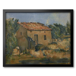 Obraz w ramie Paul Cézanne "Opuszczony dom blisko d'Aix-en-Provence" - reprodukcja