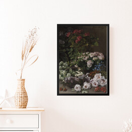 Obraz w ramie Claude Monet Wiosenne kwiaty. Reprodukcja