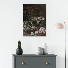 Plakat Claude Monet Wiosenne kwiaty. Reprodukcja