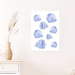 Plakat samoprzylepny Koralowce - rybki
