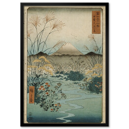 Obraz klasyczny Utugawa Hiroshige Równina Ōtsuki w prowincji Kai. Reprodukcja