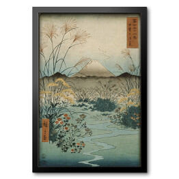 Obraz w ramie Utugawa Hiroshige Równina Ōtsuki w prowincji Kai. Reprodukcja