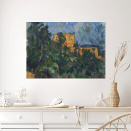 Plakat Paul Cezanne "Ciemny zamek" - reprodukcja