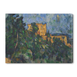 Obraz na płótnie Paul Cezanne "Ciemny zamek" - reprodukcja