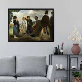 Obraz w ramie Edouard Manet "Stary muzyk" - reprodukcja