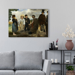 Obraz na płótnie Edouard Manet "Stary muzyk" - reprodukcja