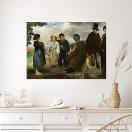 Plakat Edouard Manet "Stary muzyk" - reprodukcja