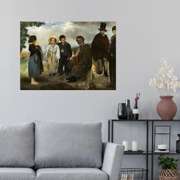 Plakat Edouard Manet "Stary muzyk" - reprodukcja