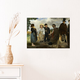 Plakat samoprzylepny Edouard Manet "Stary muzyk" - reprodukcja