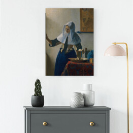 Obraz na płótnie Jan Vermeer Kobieta z dzbanem Reprodukcja