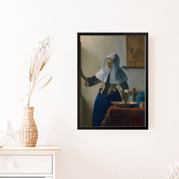 Obraz w ramie Jan Vermeer Kobieta z dzbanem Reprodukcja