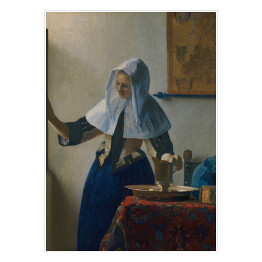 Plakat samoprzylepny Jan Vermeer Kobieta z dzbanem Reprodukcja