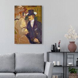 Henri de Toulouse-Lautrec "Anglik w Moulin Rouge" - reprodukcja