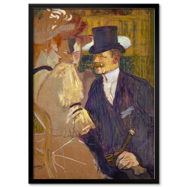 Obraz klasyczny Henri de Toulouse-Lautrec "Anglik w Moulin Rouge" - reprodukcja