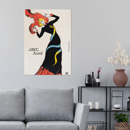 Plakat Henri de Toulouse-Lautrec "Jane Avril" - reprodukcja