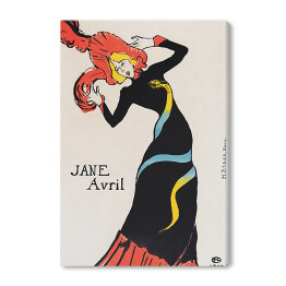 Henri de Toulouse-Lautrec "Jane Avril" - reprodukcja