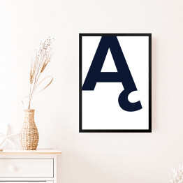 Obraz w ramie Litera Ą - alfabet