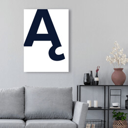 Obraz na płótnie Litera Ą - alfabet