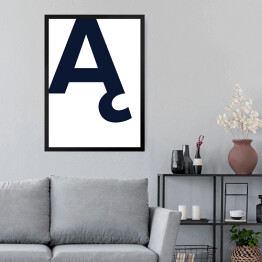 Obraz w ramie Litera Ą - alfabet