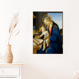 Plakat samoprzylepny Sandro Botticelli "Maryja i Jezus" - reprodukcja