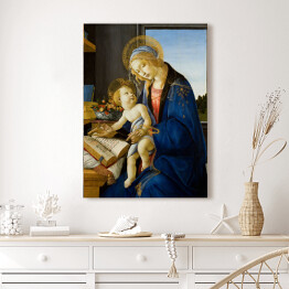 Obraz klasyczny Sandro Botticelli "Maryja i Jezus" - reprodukcja