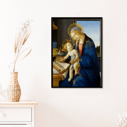 Plakat w ramie Sandro Botticelli "Maryja i Jezus" - reprodukcja
